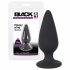 Black Velvet Heavy - 75g Anal Dildo (Black) 