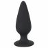 Black Velvet Heavy - 75g Anal Dildo (Black) 