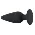 Black Velvet Heavy - 75g Anal Dildo (Black) 