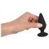 Black Velvet Heavy - 75g Anal Plug (Black)