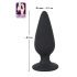 Black Velvet Heavy - 75g Anal Plug (Black)