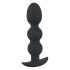 Black Velvet Heavy - 145g Round Anal Dildo (Black) 