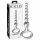 Icicles No. 67 - Bulbous Glass Dildo with Handle Ring (Clear)