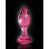 Icicles No. 79 - conical glass anal dildo (pink)