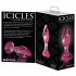 Icicles No. 79 - Tapered Glass Anal Dildo (Pink) 