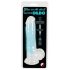 You2Toys Glow in the Dark - Suction Cup Glowing Dildo with Testicles (Blue) 