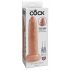 King Cock 9 - realistic dildo (23 cm) - natural