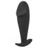 Black Velvet - Large Tip Anal Dildo (Black) 