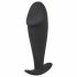 Black Velvet - Large Tip Anal Dildo (Black) 