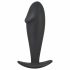 Black Velvet - Large Tip Anal Dildo (Black) 