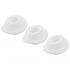 Womanizer Premium S - Spare Suction Heads Set - White (3 Pack) 