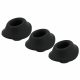 Womanizer Premium S - Replacement Suction Cups Set - Black (3pcs) 