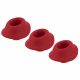 Womanizer Premium S - Replacement Suction Caps Set - Red (3-pack) 