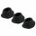 Womanizer Premium M - Replacement Suction Head Set - Black (3 pcs)