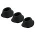 Womanizer Premium M - Replacement Suction Head Set - Black (3 pcs)