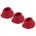 Womanizer Premium M - Replacement Suction Heads Set - Red (3pcs) 