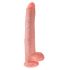 King Cock 14-inch Large Dildo - Natural 