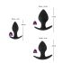 Black Velvet - Silicone Anal Dildo Set (3-Piece) - Black 