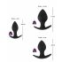 Black Velvet - Silicone Anal Plug Set (3-piece) - Black