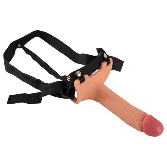 Realistixxx Strap-on - Hollow, Realistic Dildo (Natural) 