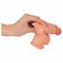 Realistixxx - Ball Ring Extended Penis Sleeve - 19cm (Natural) 