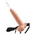 Squirting Hollow Strap-On Dildo 7.5 (Natural) 