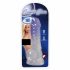 Crystal Clear - Clear Dildo with Suction Cup - 7.7 inch (Transparent-Purple) 