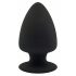 Silexd M - Flexible Anal Dildo - 11cm (Black) 