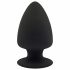 Silexd M - Flexible Anal Dildo - 11cm (Black) 