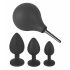 Black Velvet - Anal Plug Set (4 Pieces) - Black