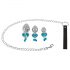 You2Toys - Butt Plug Set - Anal Plug Set with Leash (Silver)