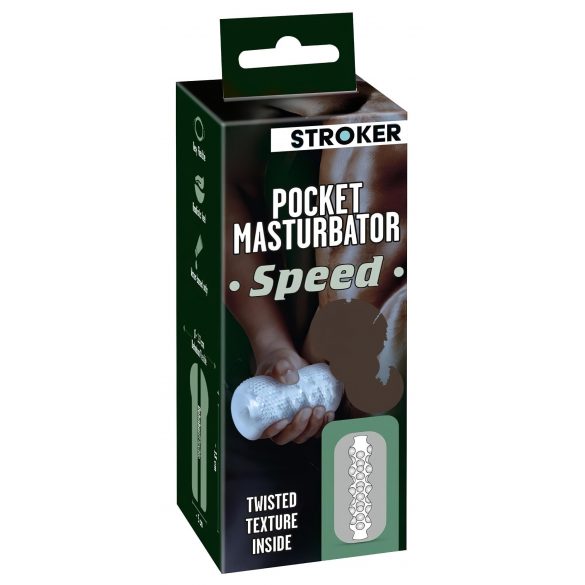 STROKER Speed - Artificial Butt Masturbator (Transparent)