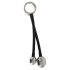 You2Toys Heavy Gear - Ball Ring with Anal Weight (Black-Silver) 