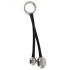 You2Toys Heavy Gear - Ball Ring with Anal Weight (Black-Silver) 