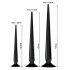 You2Toys - Extra Long Anal Dildo Set (3 Pieces) - Black 