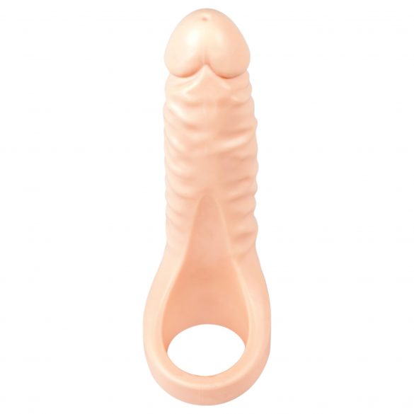 Realistixxx Double F - Realistic Dildo with Cock Ring (Natural) 