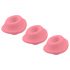 Womanizer Premium Eco - Replacement Suction Heads Set - Pink (3 pcs)