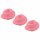 Womanizer Premium Eco - Replacement Suction Heads Set - Pink (3 pcs) - M