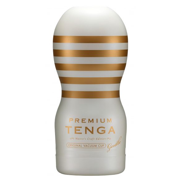 TENGA Premium Gentle - Disposable Masturbator (White) 