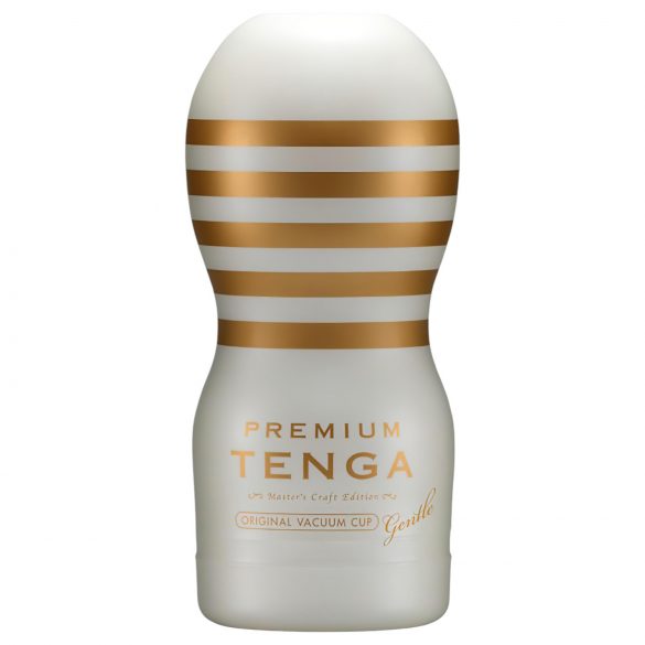 TENGA Premium Gentle - Disposable Masturbator (White) 