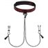 Fifty Shades Grey - Collar & Nipple Clamps (Black-Red)