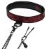 Fifty Shades of Grey - Nipple Clamps with Collar (Black-Red) 