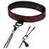 Fifty Shades of Grey - Nipple Clamps with Collar (Black-Red) 