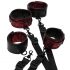 Fifty Shades of Grey - handcuff set (black-red) 