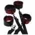 Fifty Shades of Grey - handcuff set (black-red) 