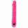 Classic Candy Twirl - spiral dildo vibrator (pink) 