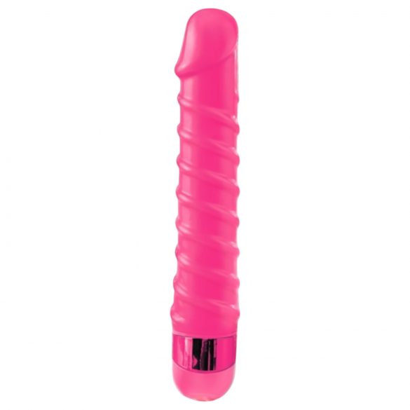 Classix Candy Twirl - sex-spiral dildo vibrator (pink)