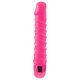 Classic Candy Twirl - spiral dildo vibrator (pink) 