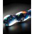 Icicles No. 08 - Wavy Double-Ended Glass Dildo (Transparent-Blue) 