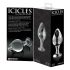 Icicles No. 25 - Tapered Glass Anal Dildo (Clear) 